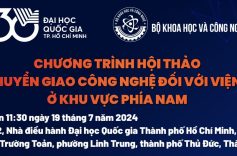 Thư mời: Hội thảo Kết nối chuyển giao công nghệ tại khu vực phía Nam ngày 19-7-2024