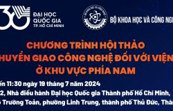 Thư mời: Hội thảo Kết nối chuyển giao công nghệ tại khu vực phía Nam ngày 19-7-2024