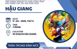 Tập huấn nâng cao nhận thức về Sở hữu trí tuệ  tại Hậu Giang: Thúc đẩy doanh nghiệp phát triển bền vững dựa trên trí thức.