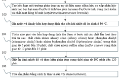 Mã số sáng chế (1-2024-08028) của nhóm PGS.TS. Đoàn Lê Hoàng Tân (Inomar): Phương pháp tạo vật liệu nano silica hữu cơ xốp phân hủy sinh học bọc hạt nano Fe3O4 từ tính