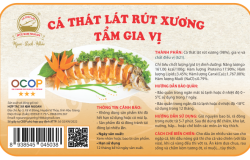 HTX KIM NGOAN CHÍNH THỨC ĐƯỢC CÔNG NHẬN BẢO HỘ KIỂU DÁNG CÔNG NGHIỆP CHO NHÃN DÁN “CÁ THÁT LÁT RÚT XƯƠNG TẨM GIA VỊ”