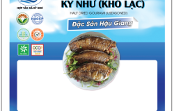 RA MẮT ĐƠN ĐĂNG KÝ KIỂU DÁNG CÔNG NGHIỆP MỚI  BAO BÌ “CÁ SẶC RẰN MỘT NẮNG KỲ NHƯ (KHÔ LẠC) – MÃ ĐƠN 3-2025-00878