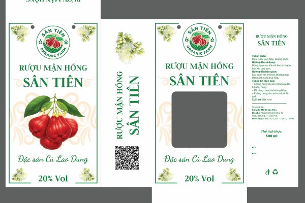 Hộp rượu mận Sân Tiên được chấp nhận đơn hợp lệ: Gìn giữ câu chuyện đặc sản Cù Lao Dung bằng thiết kế bao bì